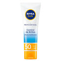 Protección Facial Control Brillos SPF50  